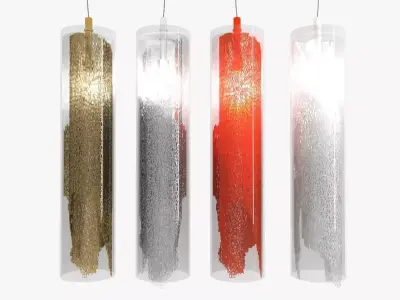 Terzani Frame Ceiling Light 3D model