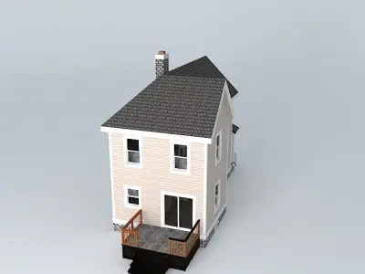 Row House Free 3D model
