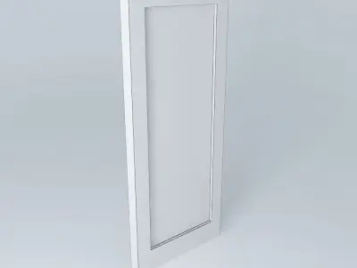 Interior Hardwood Door 3D model