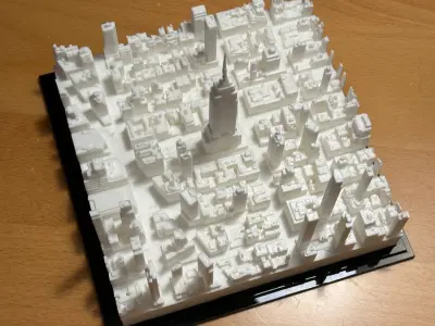 EMPIRE STATE BUILDING CITY MODEL 3D PRINT FILE 3D print model