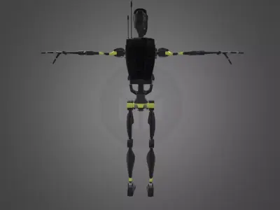 B1 Battle Droid Firefighter 3D model