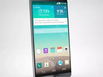 LG G3 Black 3D model