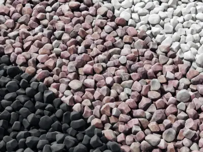 Gravel splinter smooth n2 3D model