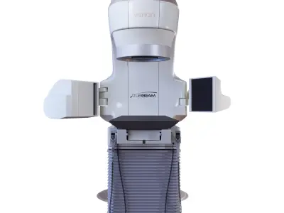 Varian Truebeam radiotherapy unit 3D model