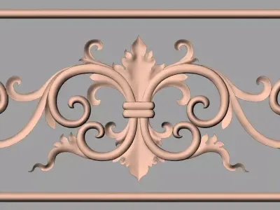 CNC 3D relief design STL format file used for artcam aspire E726 3D model