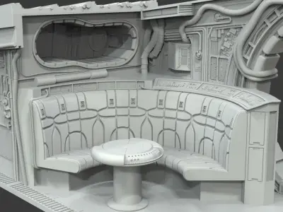 Millennium Falcon Cargo Hold 3D print model
