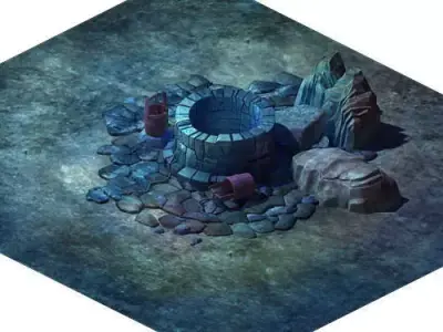 Game Model - Well 02 3D model