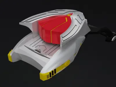 Dragvisor  Kamen rider Ryuki 3D model