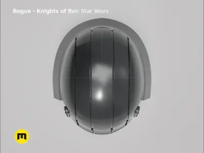 Rogue helmet - Knights of Ren - Star Wars universe 3D print model