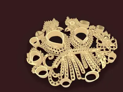 3DM BIRD PENDENT LIGHT WEIGHT Free 3D print model