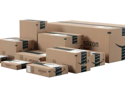  Amazon Cardboard Box 