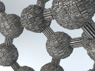 Sci-Fi Shapes - The Molecule 3D model