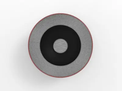 Zigzag Fire Pit Low-poly 3D model