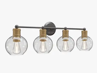 Hansford Bath Vanity Wall Light Collection 3D Model Pack