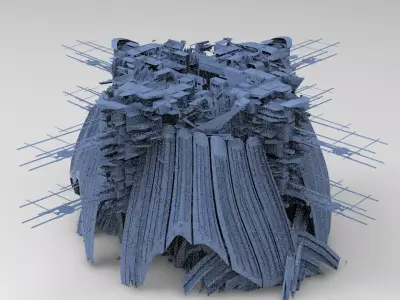 Sci-fi Opera House 1 3D model
