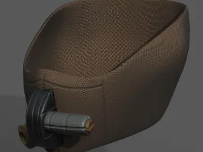 Gas mask helmet scifi fantasy armor hats military Low-poly 3D model