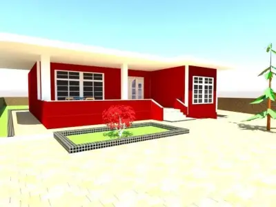 house in kenya Free 3D model