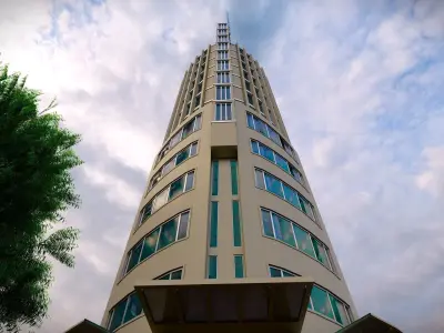 Skyscraper Building 06 Low-poly 3D model