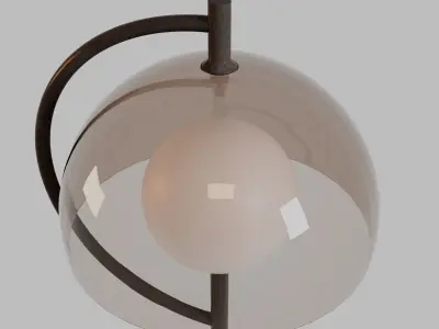 HOOD LAMP SET by Designer Andreas Kowalewski 3D model