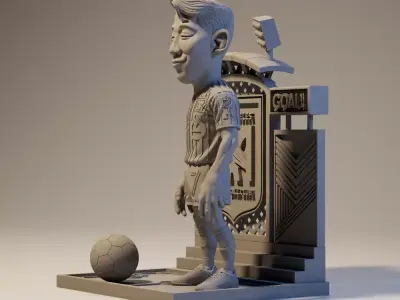 Son Heung min - LAFC Diorama   3D print model