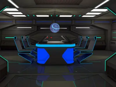 ScI Fi Interior  3D model
