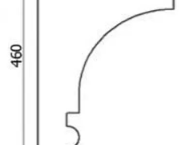 Profile cornice moulding Texture