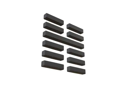 I Ching Hexagrams 16 yu v1 001 Low-poly 3D model