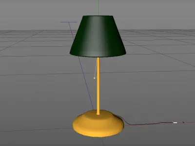3D desk Lamp  Low-poly 3D model