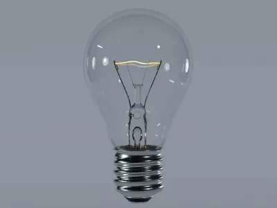 Light bulb classic 3D model
