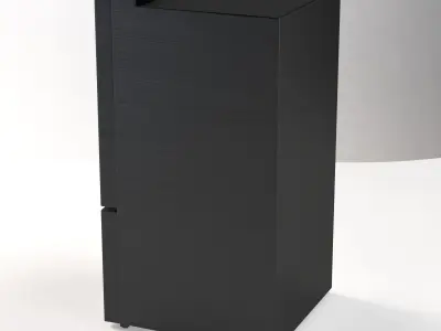 Samsung RF263BEAESG AA French Door Refrigerator 25 cu ft 3D model