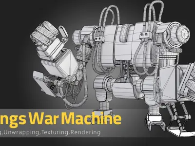Skatetron-Tutorial Full Process-Plasticity Low-poly 3D model