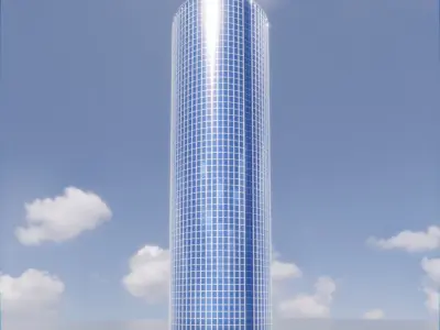 Parametric Building 1b7 3D model