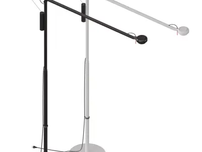 Fifty Fifty Floor Lamp 3D model