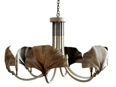 Ginkgo chandelier 3D model