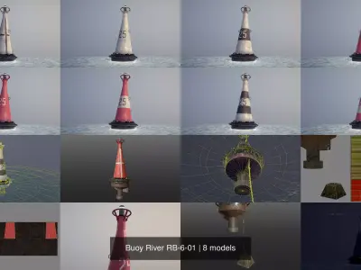 Buoy River RB-6-01 3D Model Pack