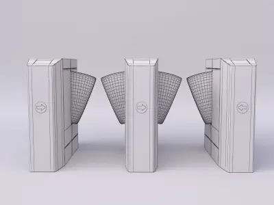Security Barrier 3D model