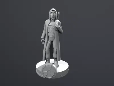 Chibi Dishonest Predator Hunter 3D print model