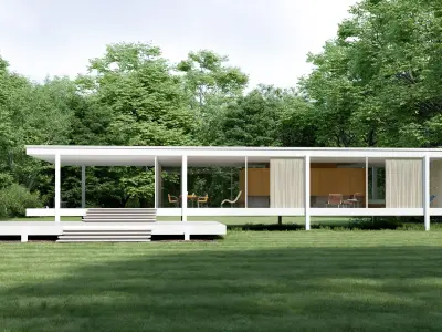  Farnsworth House Scene - Day and Night 