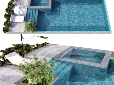 SWIMMING POOL NO89 A 3D model