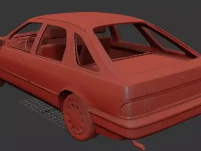 F Sierra hatchback 5door 1984 3D print model