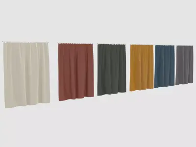 Curtains Pack 3D model
