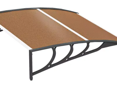 Polycarbonate Window Awning Patio Canopy 3D model