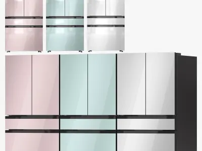 Samsung Refrigerator Collection 05 3D model