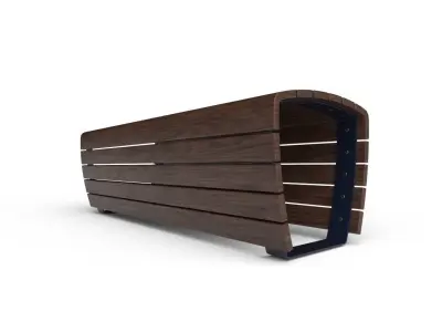 Bench  M13 Low-poly 3D model