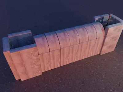 Terror tunnel 3D model