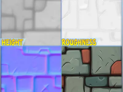 Stylized Wall Seamless Texture Texture 78