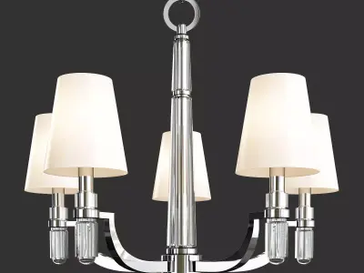 DAYTON CHANDELIER Low-poly 3D model