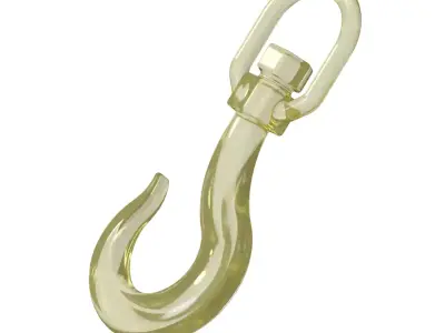 Transparent Crane Hook Toy 3D model