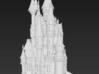 From the Bavarian Alps to Your Home Neuschwanstein Castle  3D print model