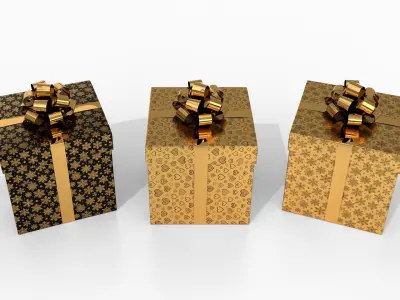  Gift Boxes - Tall Proportions Set 